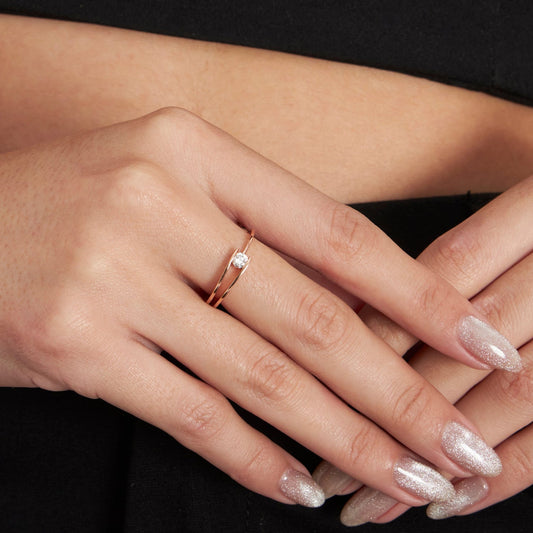 Eternal Ember Solitaire Ring