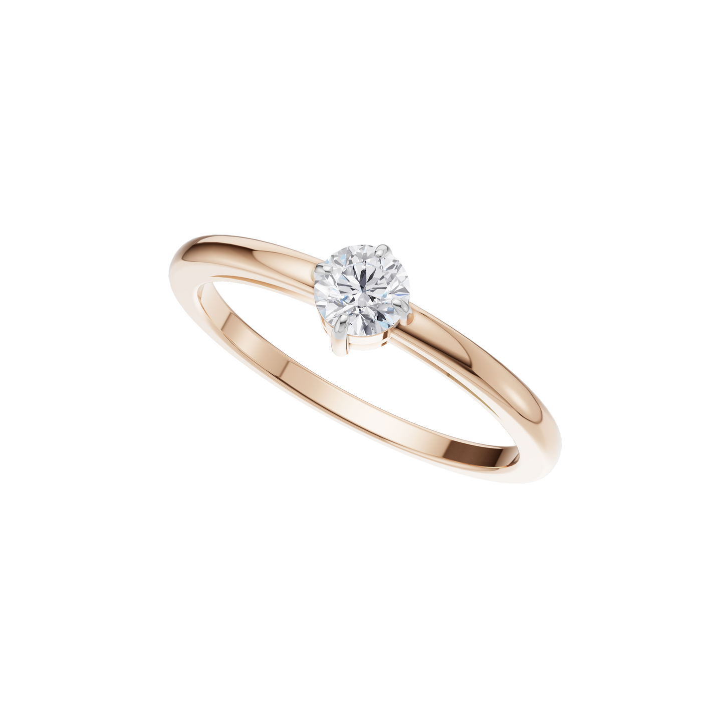 Celestial Whisper Solitaire Ring