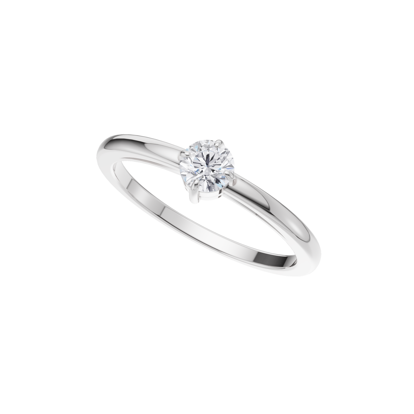 Celestial Whisper Solitaire Ring