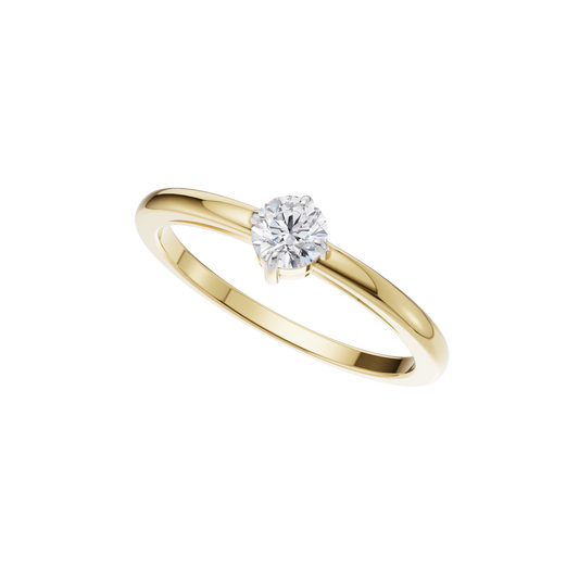 Celestial Whisper Solitaire Ring