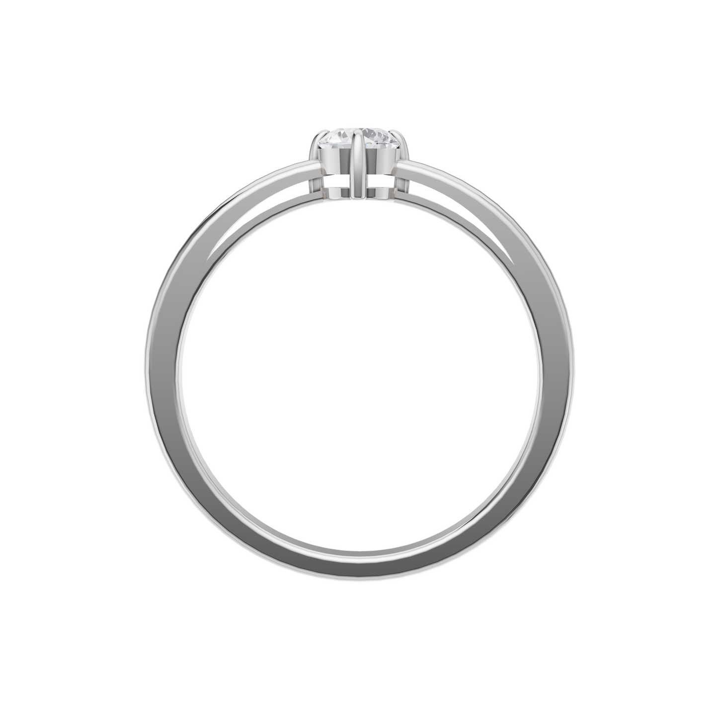 Celestial Whisper Solitaire Ring