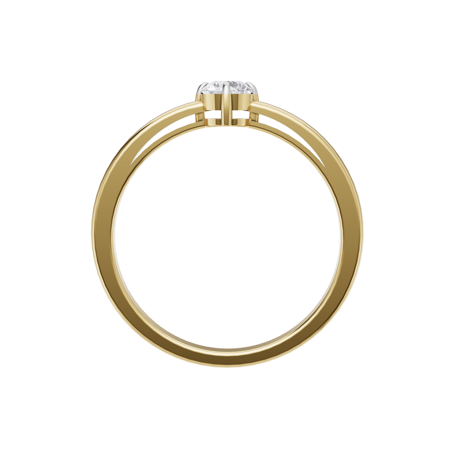 Celestial Whisper Solitaire Ring