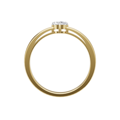 Celestial Whisper Solitaire Ring