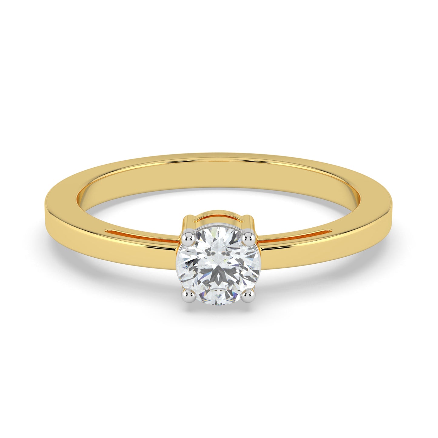 Celestial Whisper Solitaire Ring