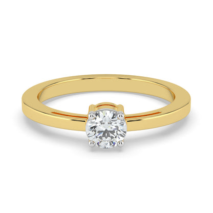 Celestial Whisper Solitaire Ring