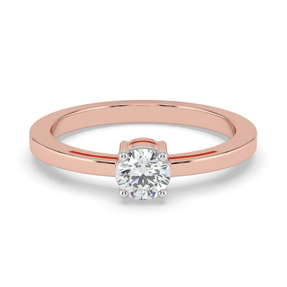 Celestial Whisper Solitaire Ring