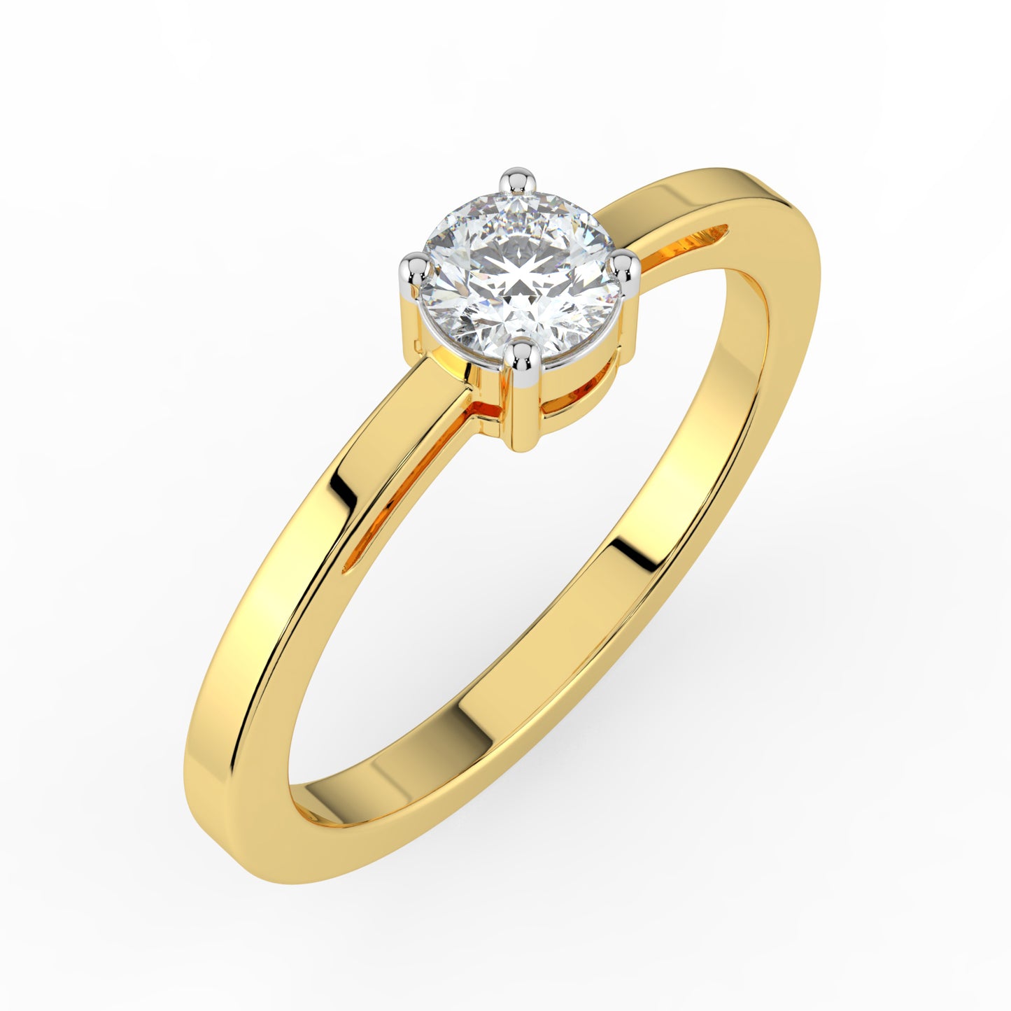 Celestial Whisper Solitaire Ring