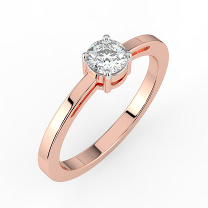 Celestial Whisper Solitaire Ring