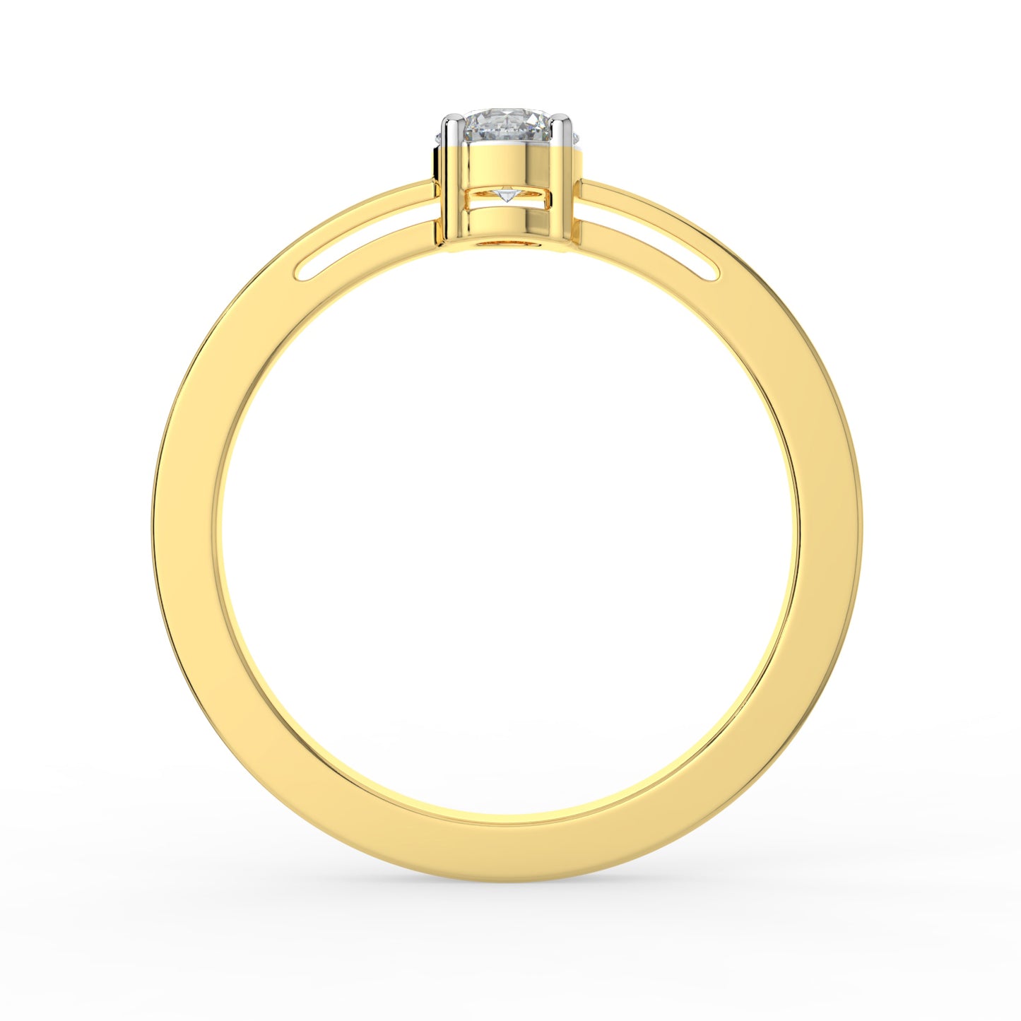 Celestial Whisper Solitaire Ring