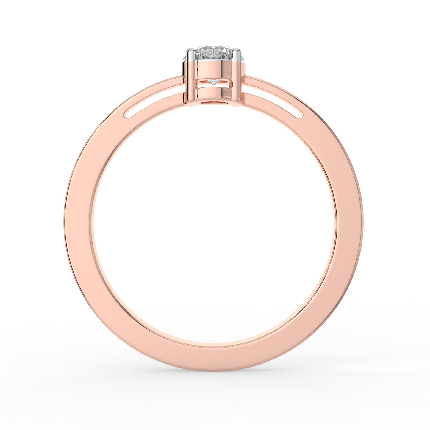 Celestial Whisper Solitaire Ring
