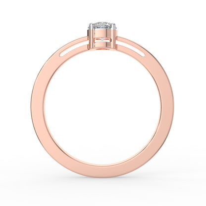 Celestial Whisper Solitaire Ring