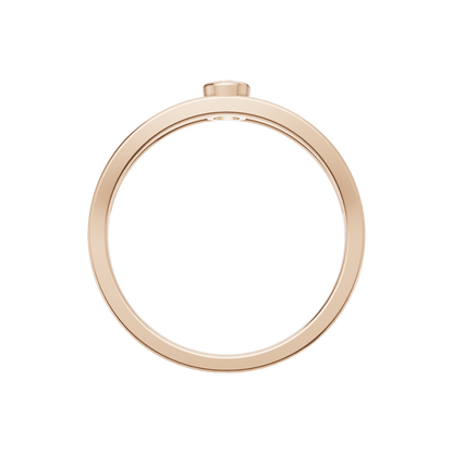 Starlit Echo Solitaire Ring