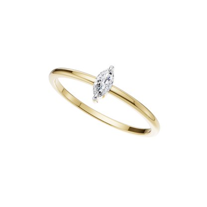 Moonlit Essence Solitaire Ring