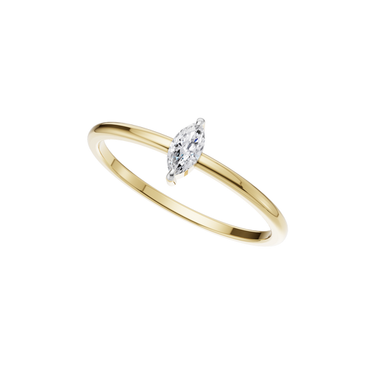 Moonlit Essence Solitaire Ring