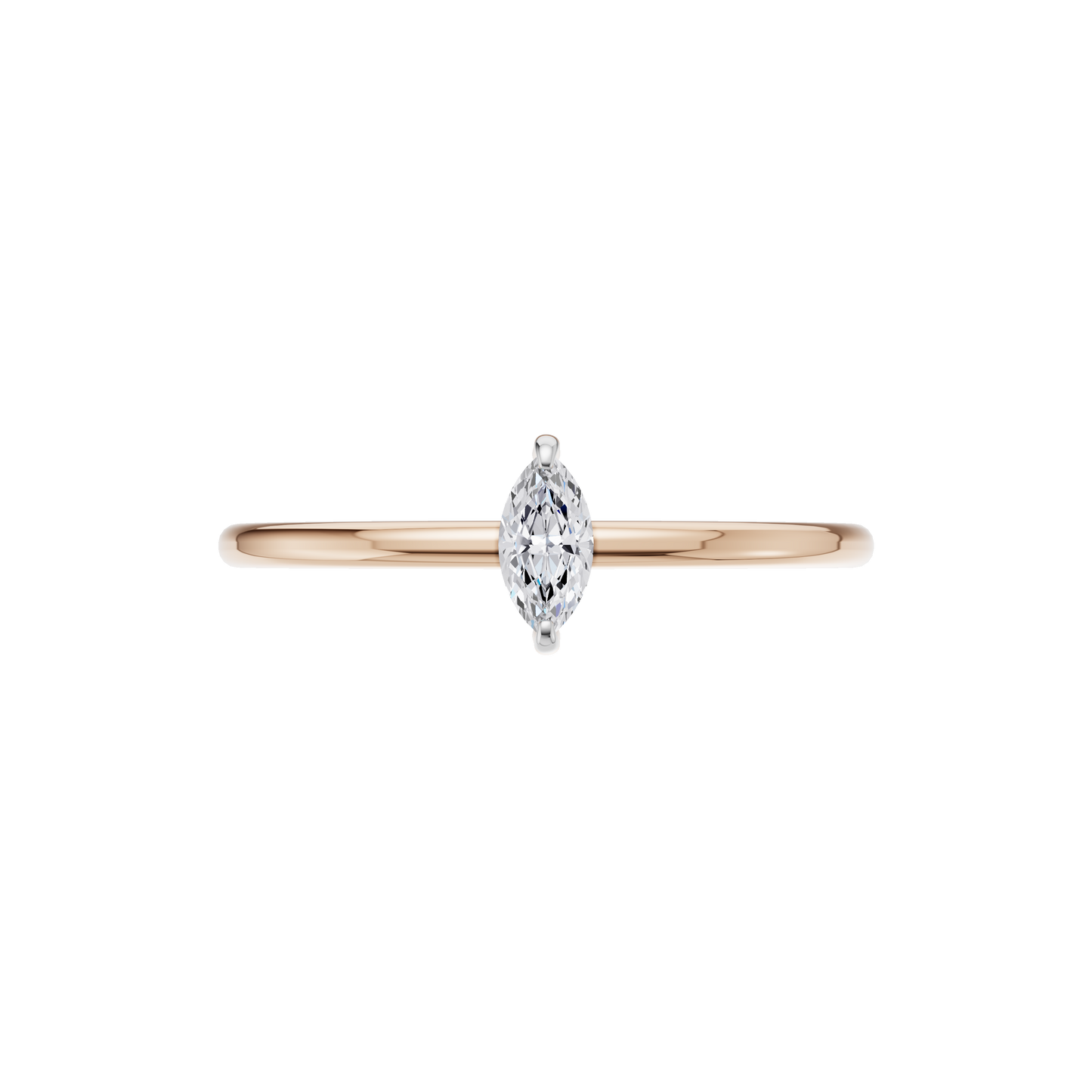 Moonlit Essence Solitaire Ring
