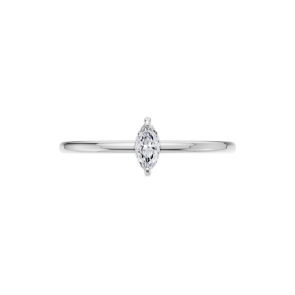 Moonlit Essence Solitaire Ring