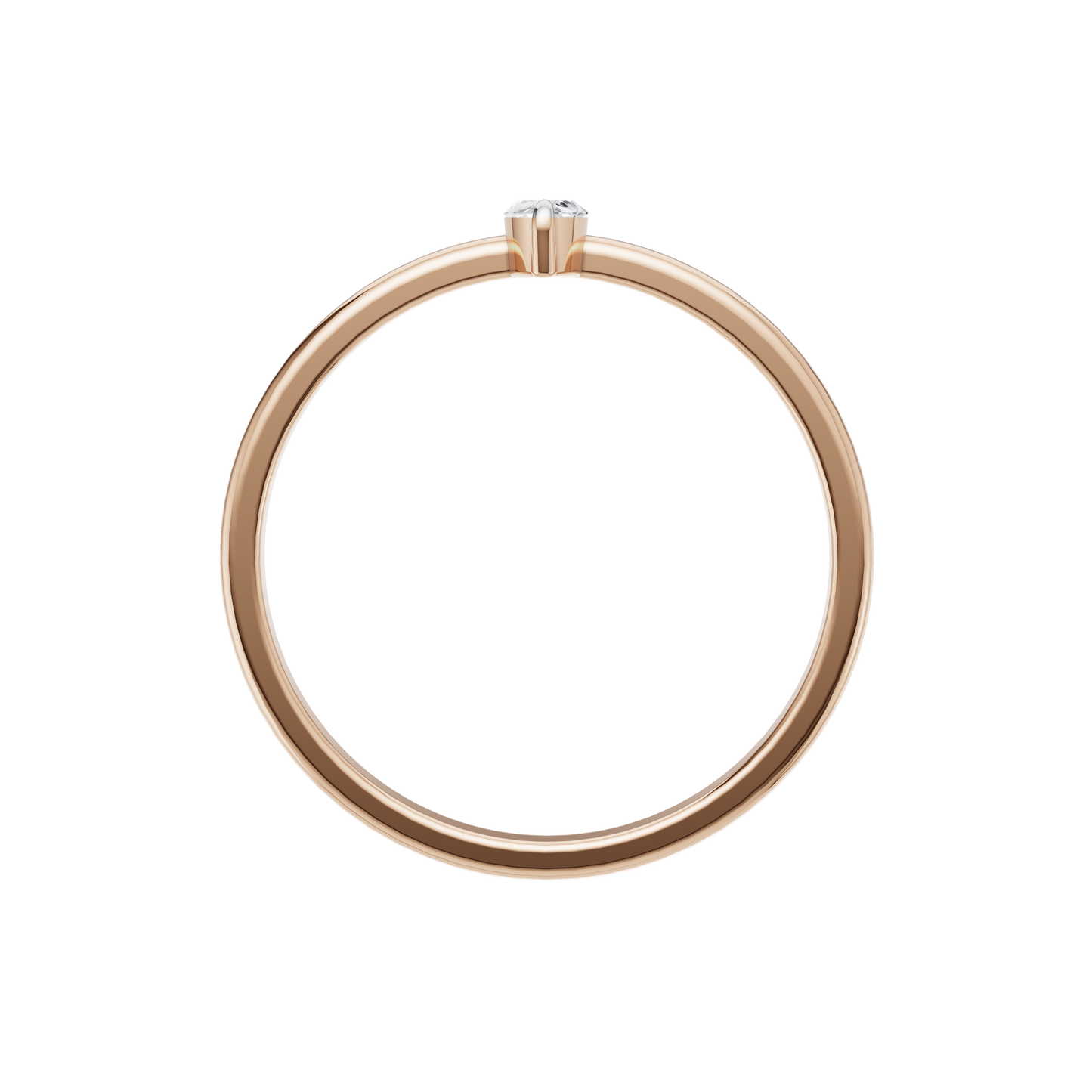 Moonlit Essence Solitaire Ring