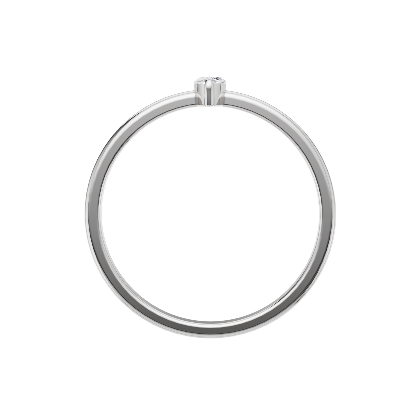 Moonlit Essence Solitaire Ring