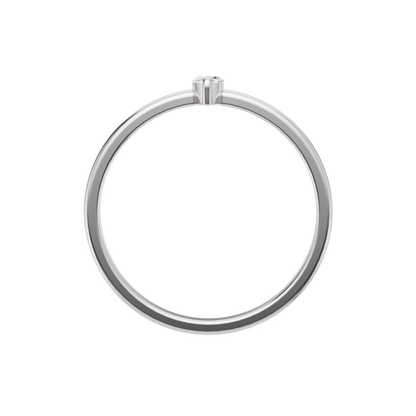 Moonlit Essence Solitaire Ring