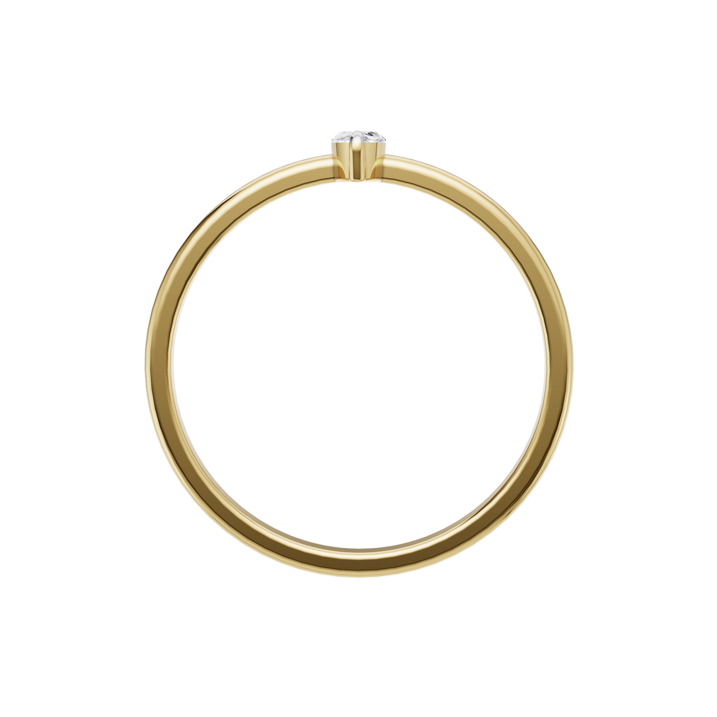 Moonlit Essence Solitaire Ring