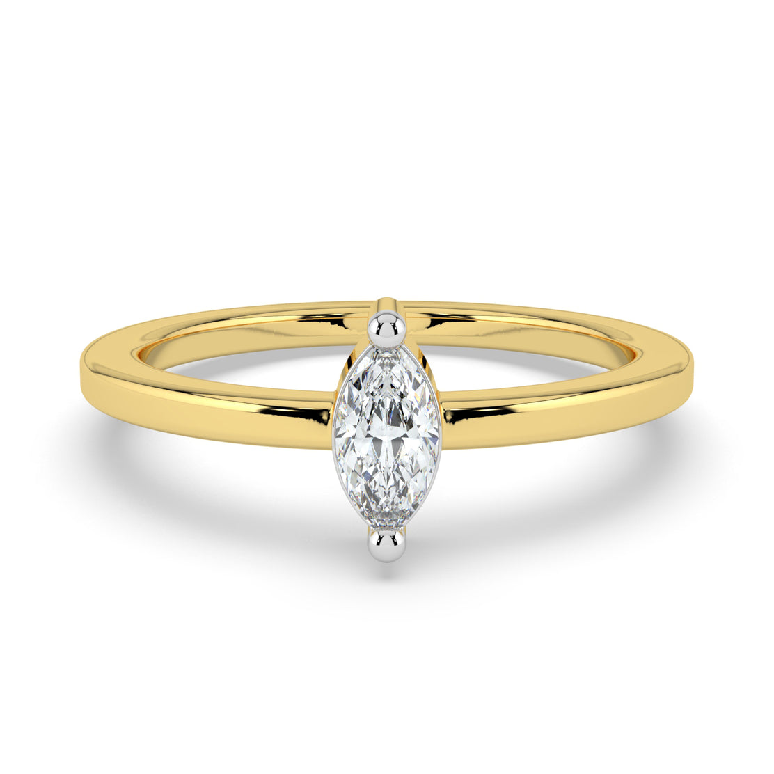 Moonlit Essence Solitaire Ring