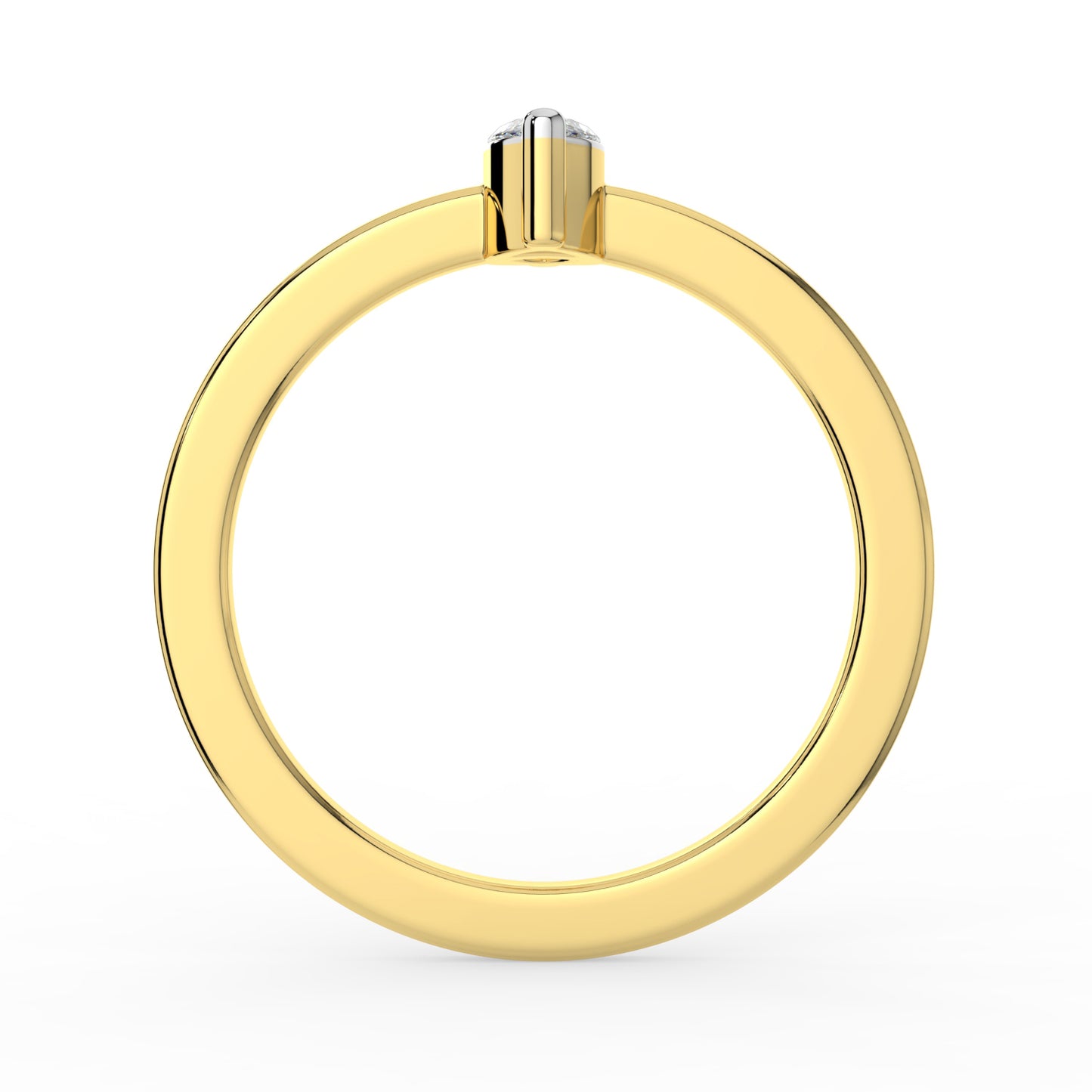 Moonlit Essence Solitaire Ring