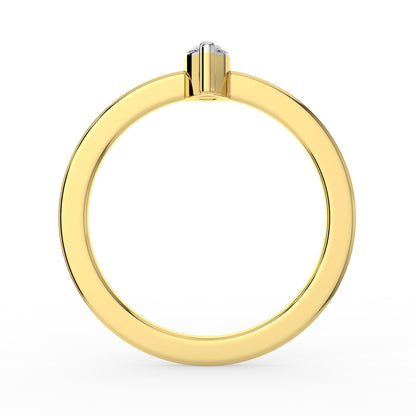 Moonlit Essence Solitaire Ring