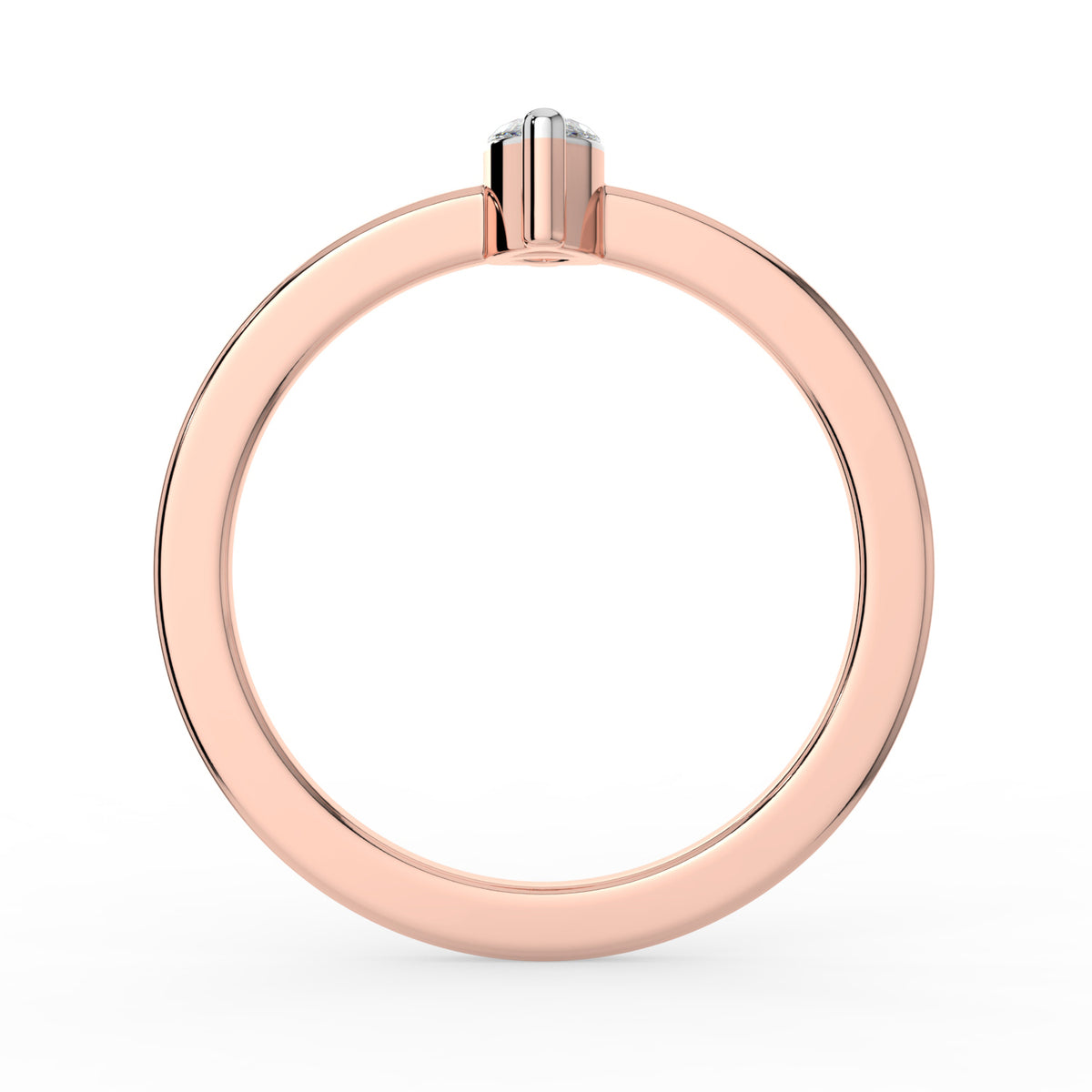 Moonlit Essence Solitaire Ring