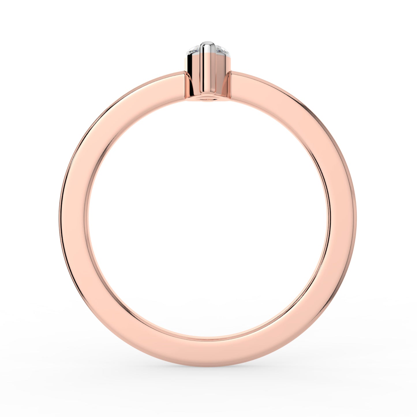 Moonlit Essence Solitaire Ring