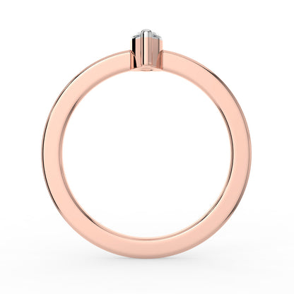 Moonlit Essence Solitaire Ring