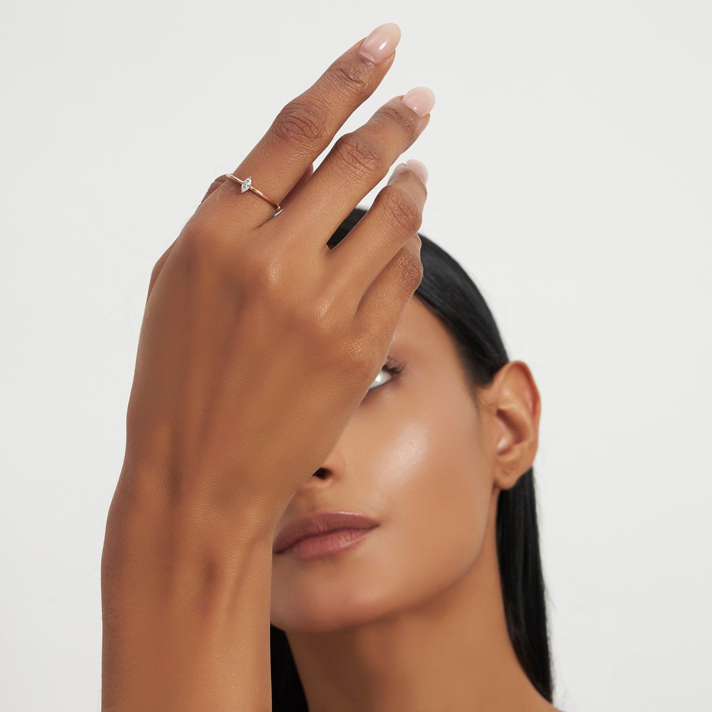 Moonlit Essence Solitaire Ring