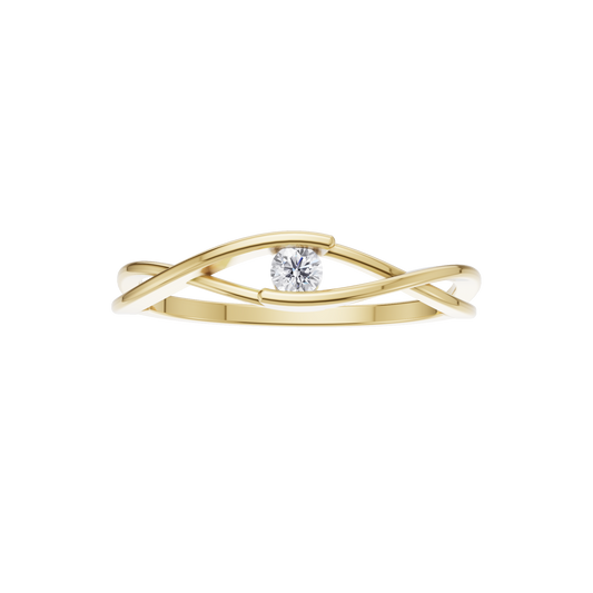 Radiant Dawn Solitaire Ring