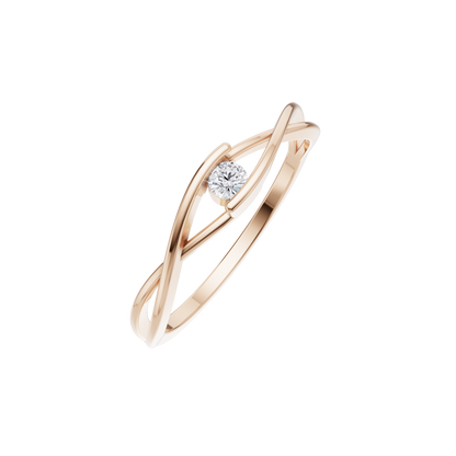 Radiant Dawn Solitaire Ring