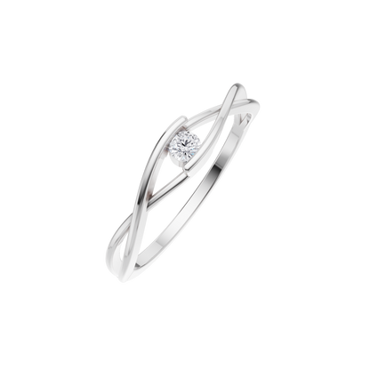 Radiant Dawn Solitaire Ring