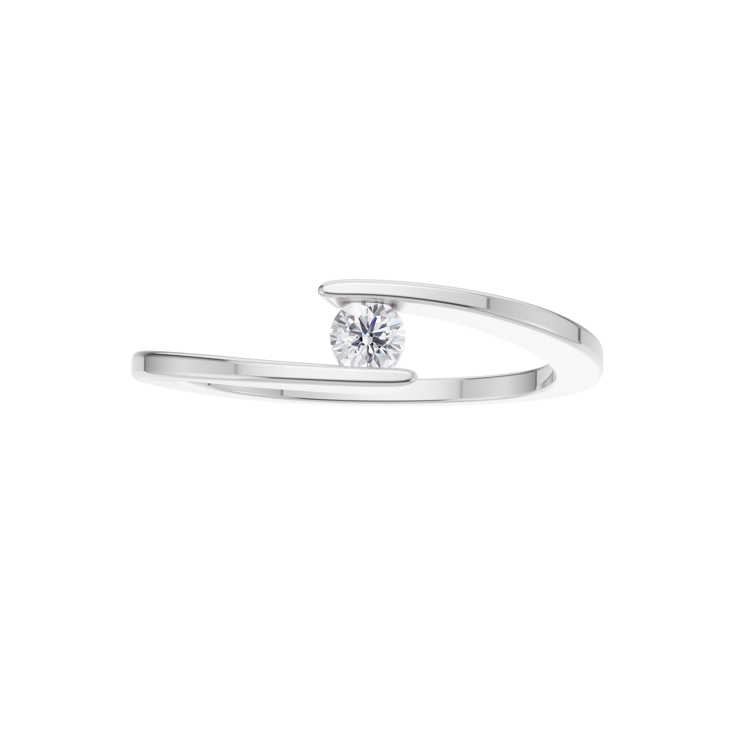 Opulent Shine Solitaire Ring