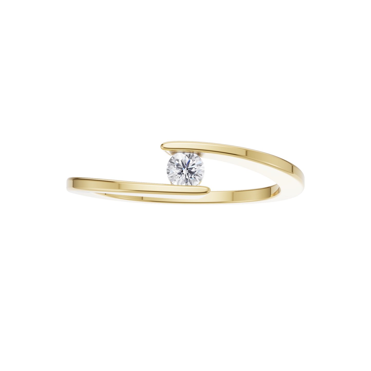 Opulent Shine Solitaire Ring