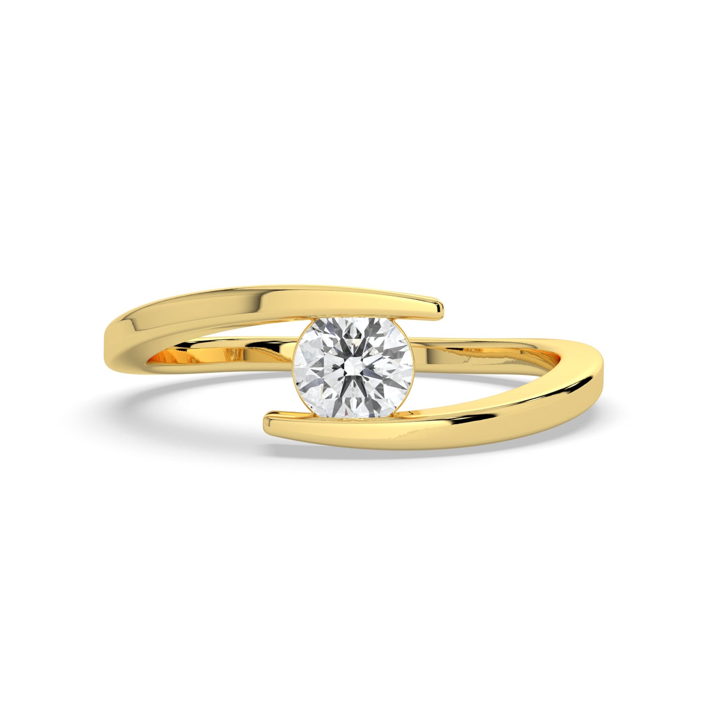 Opulent Shine Solitaire Ring