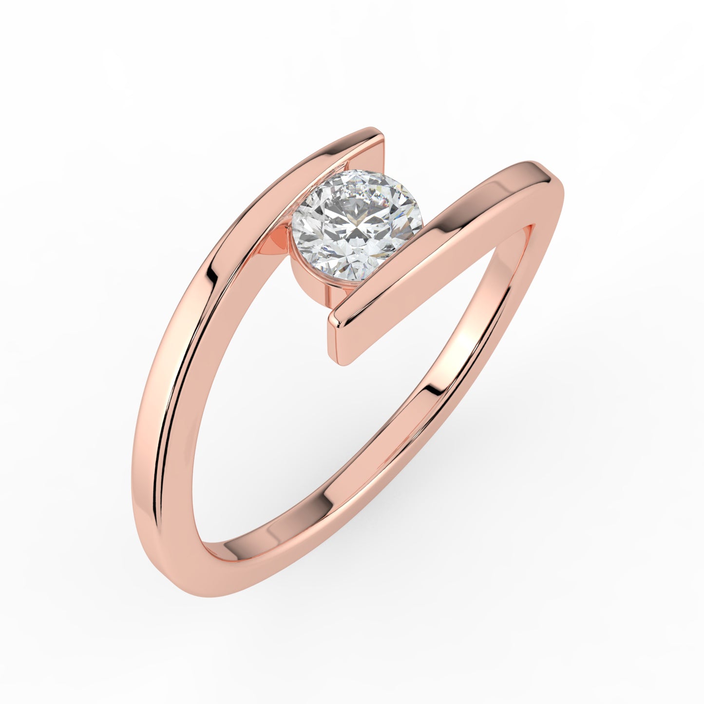 Opulent Shine Solitaire Ring