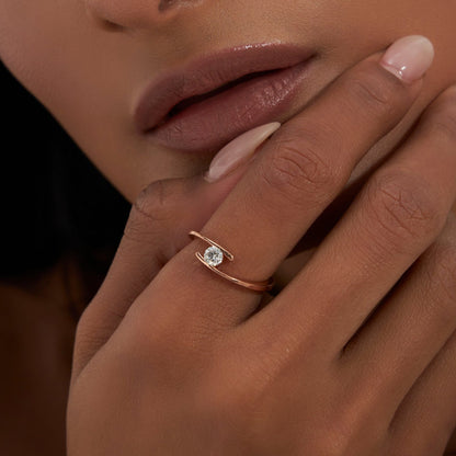 Opulent Shine Solitaire Ring