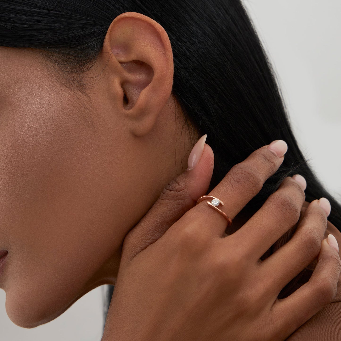 Opulent Shine Solitaire Ring