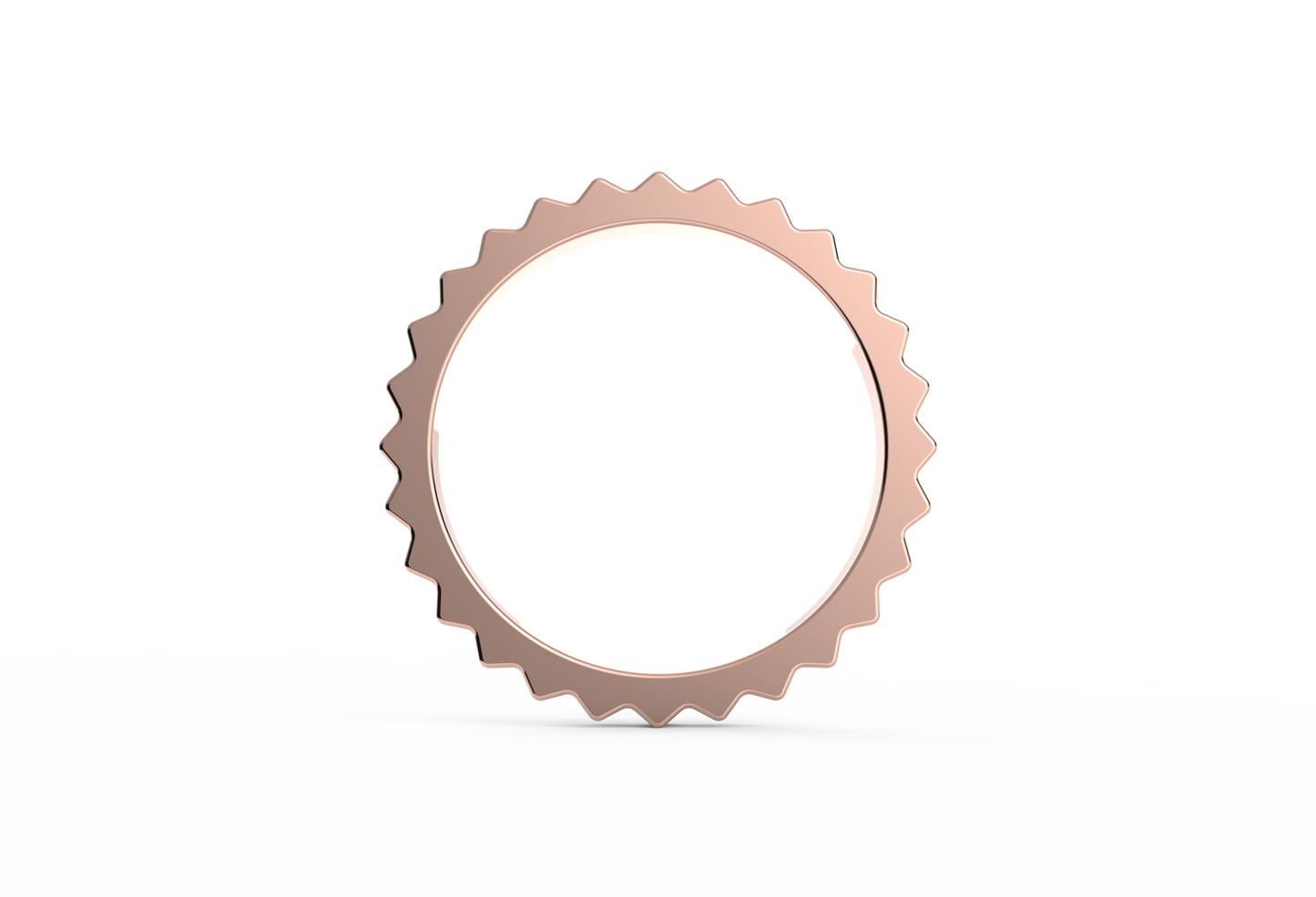 Ridges Textured Band Ring