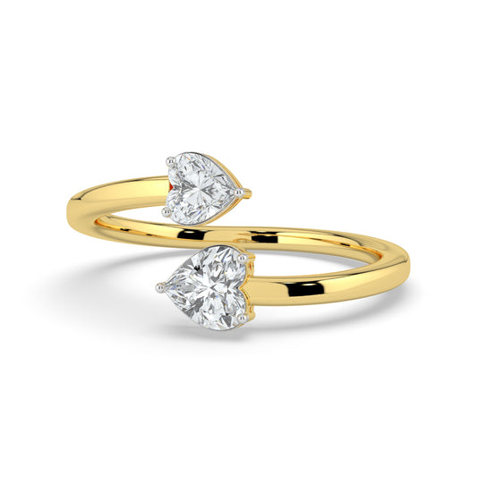Symphony Of Hearts Lab Diamond Ring