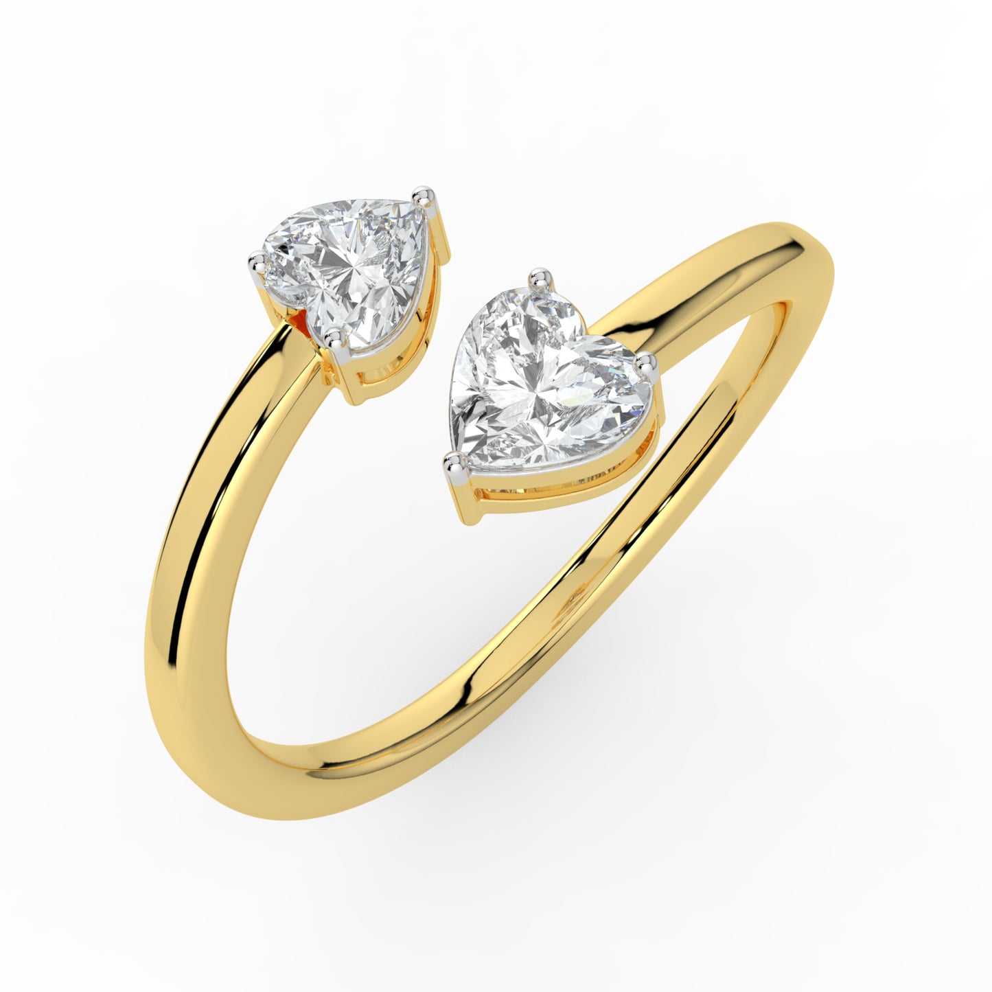 Symphony Of Hearts Lab Diamond Ring