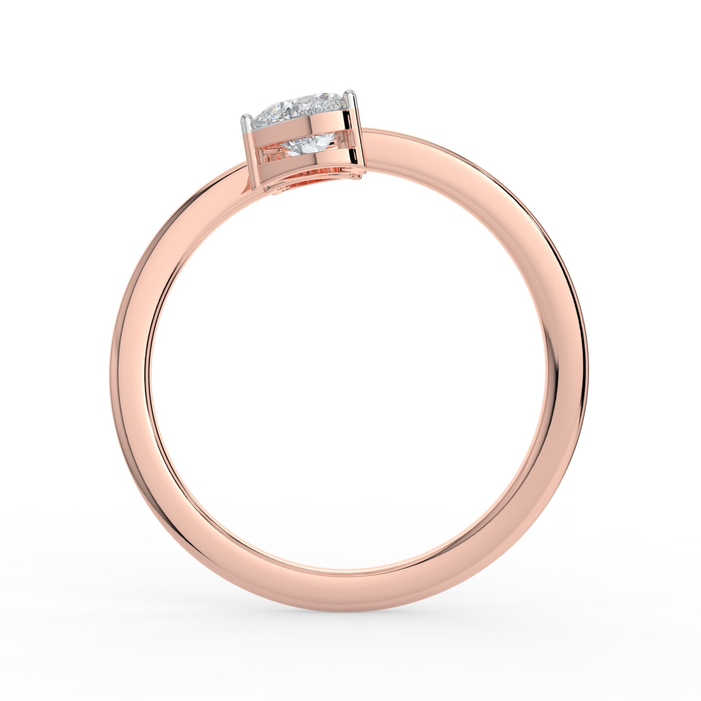Symphony Of Hearts Lab Diamond Ring