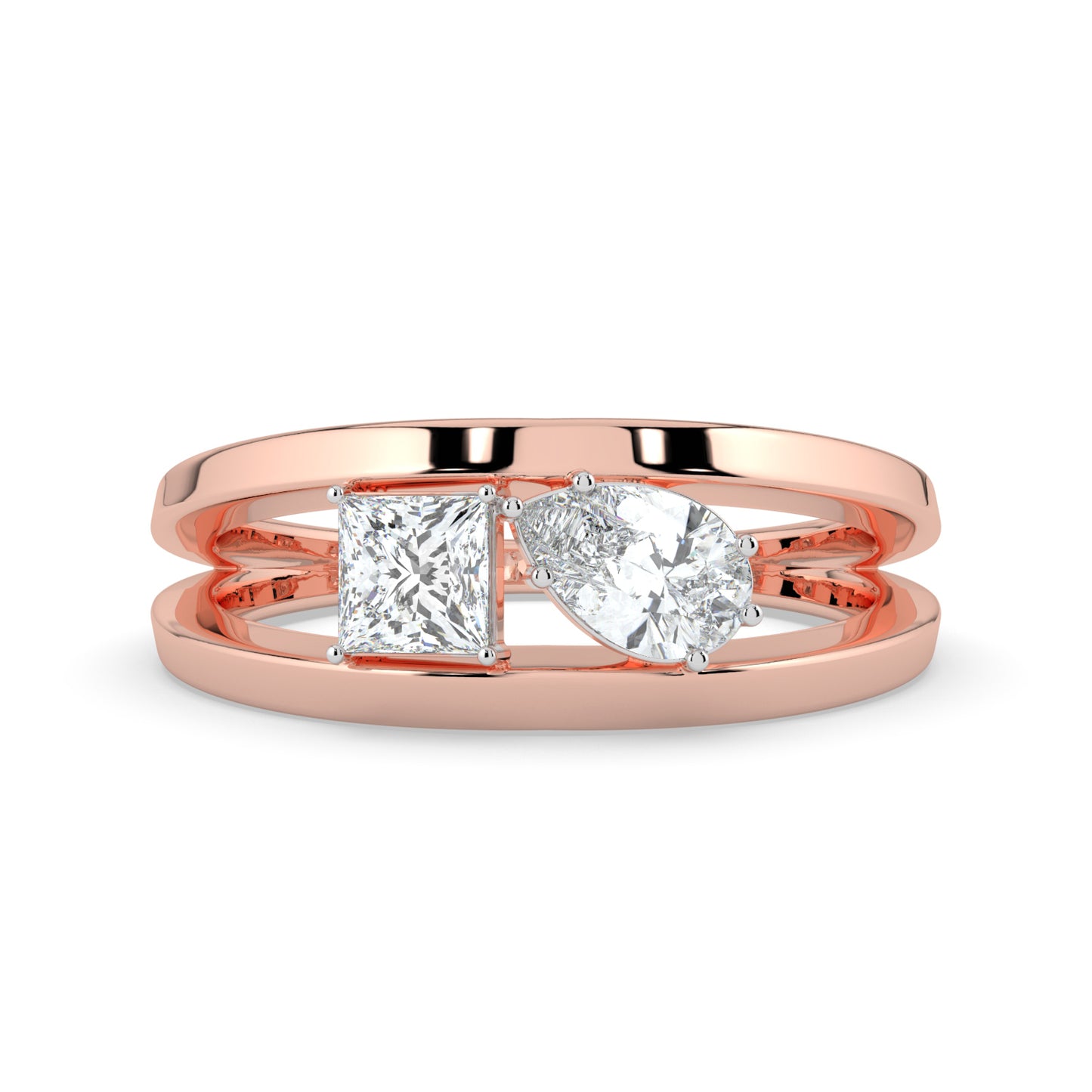 Amour Toi Et Moi Lab Diamond Ring