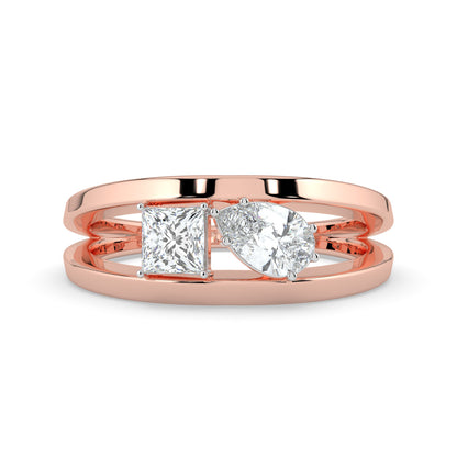 Amour Toi Et Moi Lab Diamond Ring