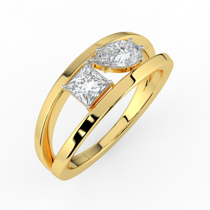 Amour Toi Et Moi Lab Diamond Ring