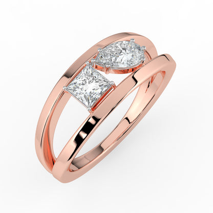 Amour Toi Et Moi Lab Diamond Ring