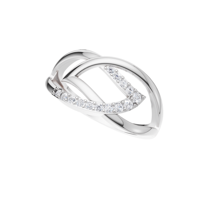 Petal Luster Diamond Ring