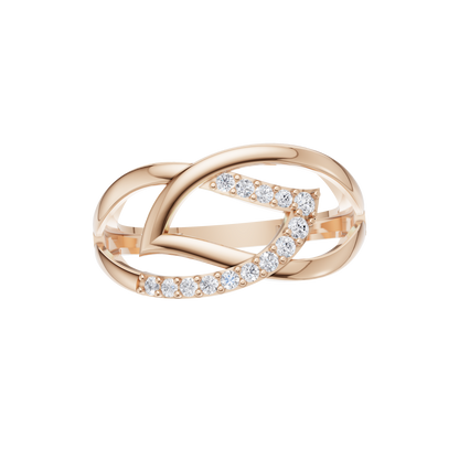 Petal Luster Diamond Ring